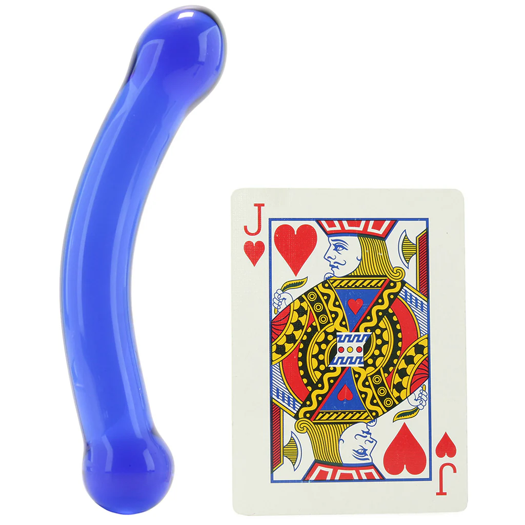 gläs 6 Inch Curved G-Spot Glass Dildo - Image 4