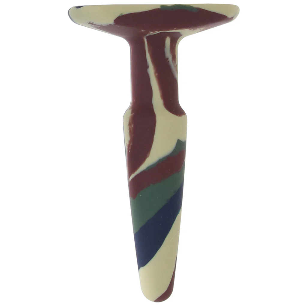 A-Play Groovy 4 Inch Anal Plug in Camo - Image 3