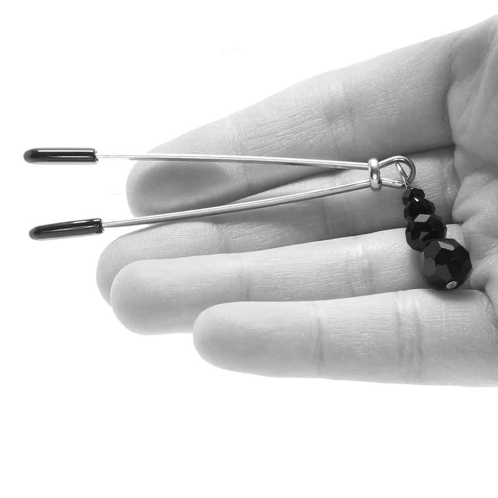 Adjustable Beaded Tweezer Nipple Clips - Image 5