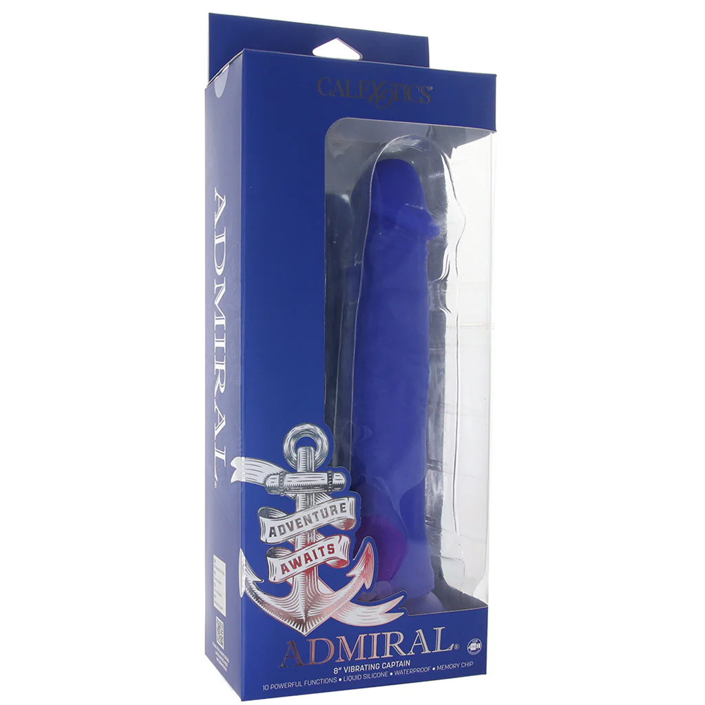 Admiral 8 Inch Vibrating Captain Dildo - Image 6