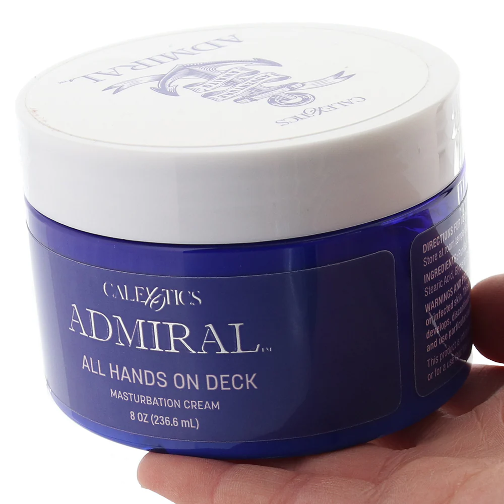 Admiral All Hands On Deck Masturbation Cream in 8oz/237ml - Image 4
