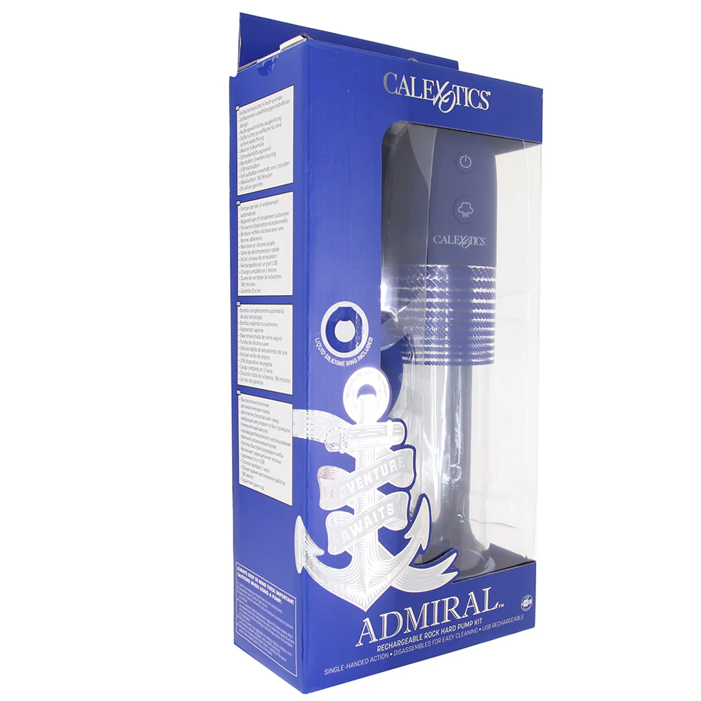 Admiral Rechargeable Rock Hard Penis Pump Kit - Image 6