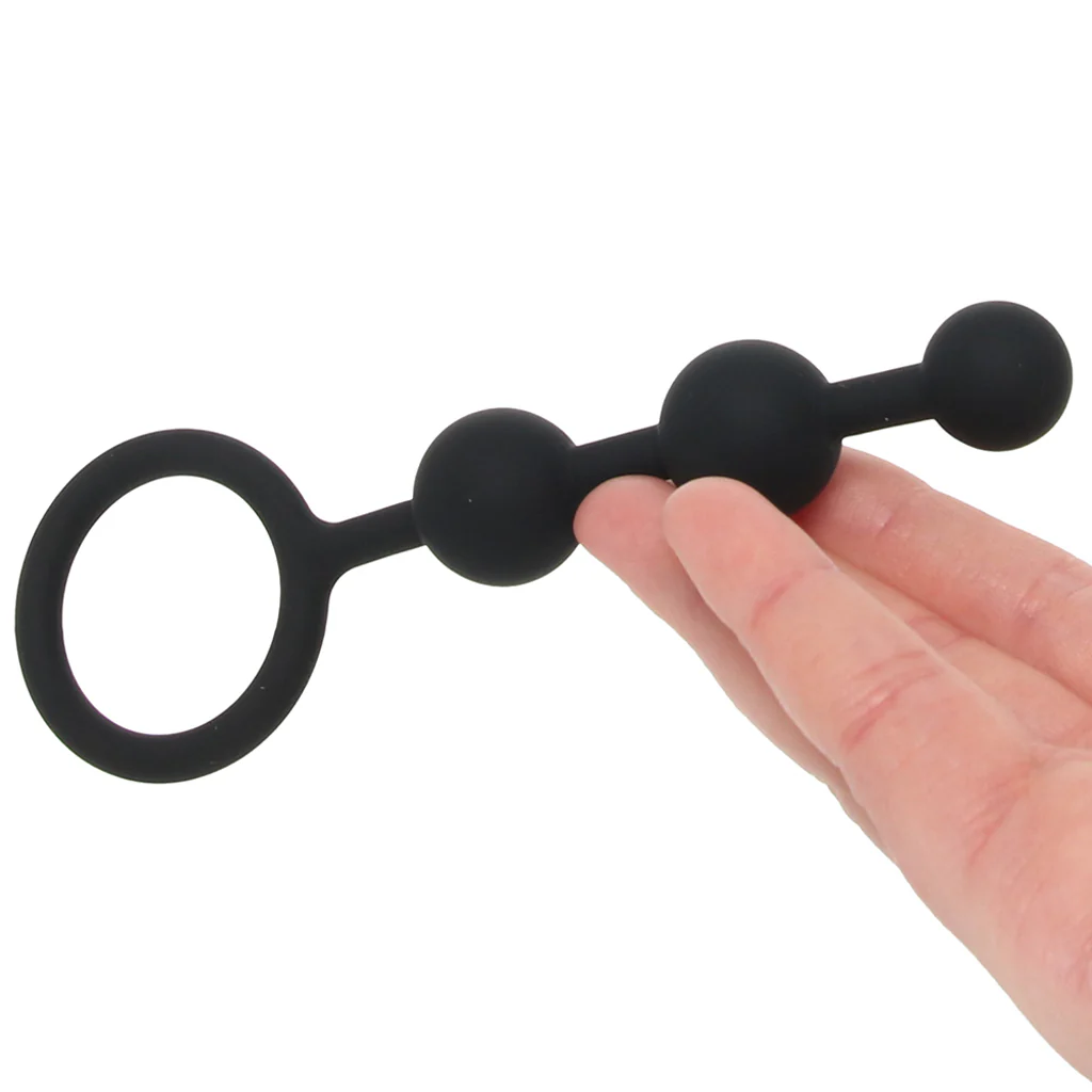 All About Anal 3 Bead Silicone Anal Beads - Image 4