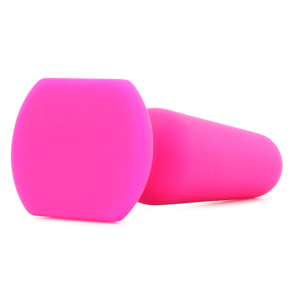 All About Anal Seamless Silicone 3 Inch Butt Plug in Pink - Image 5
