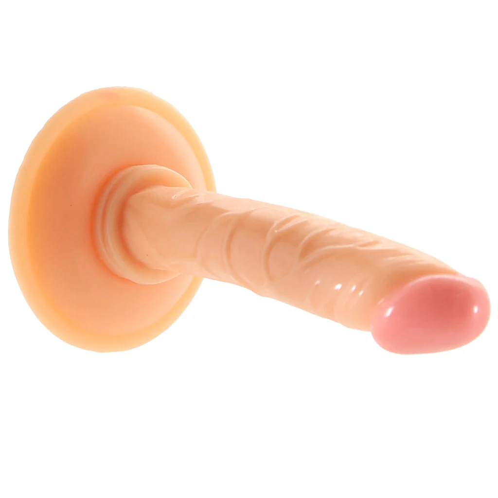 Mini Whoppers 4 Inch Straight Dildo in Flesh - Image 2