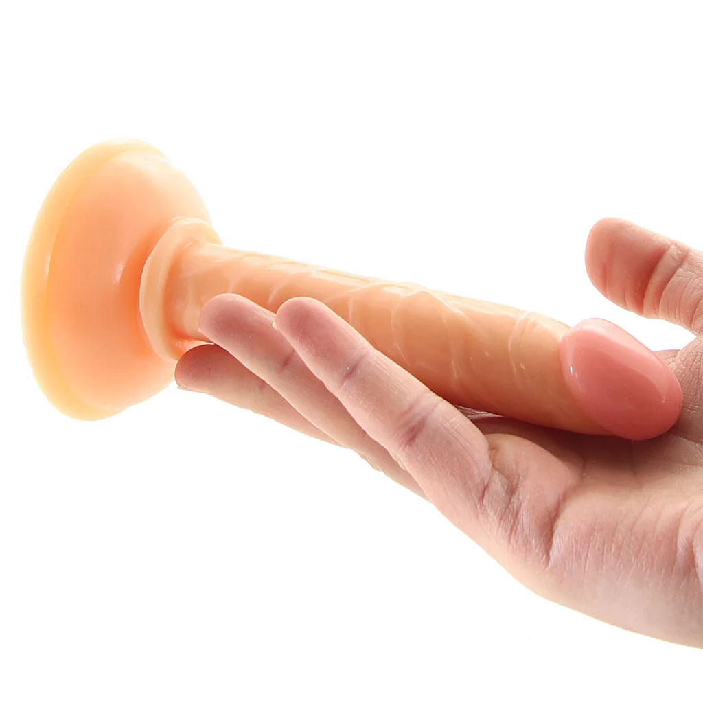 Mini Whoppers 4 Inch Straight Dildo in Flesh - Image 4