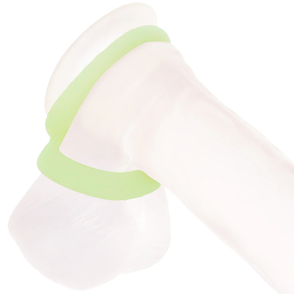 Alpha Ring Liquid Silicone Snug Tugger in Glow-in-the-Dark - Image 2