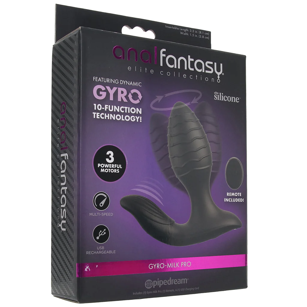Anal Fantasty Gyro-Milk Pro Vibrating Plug - Image 9