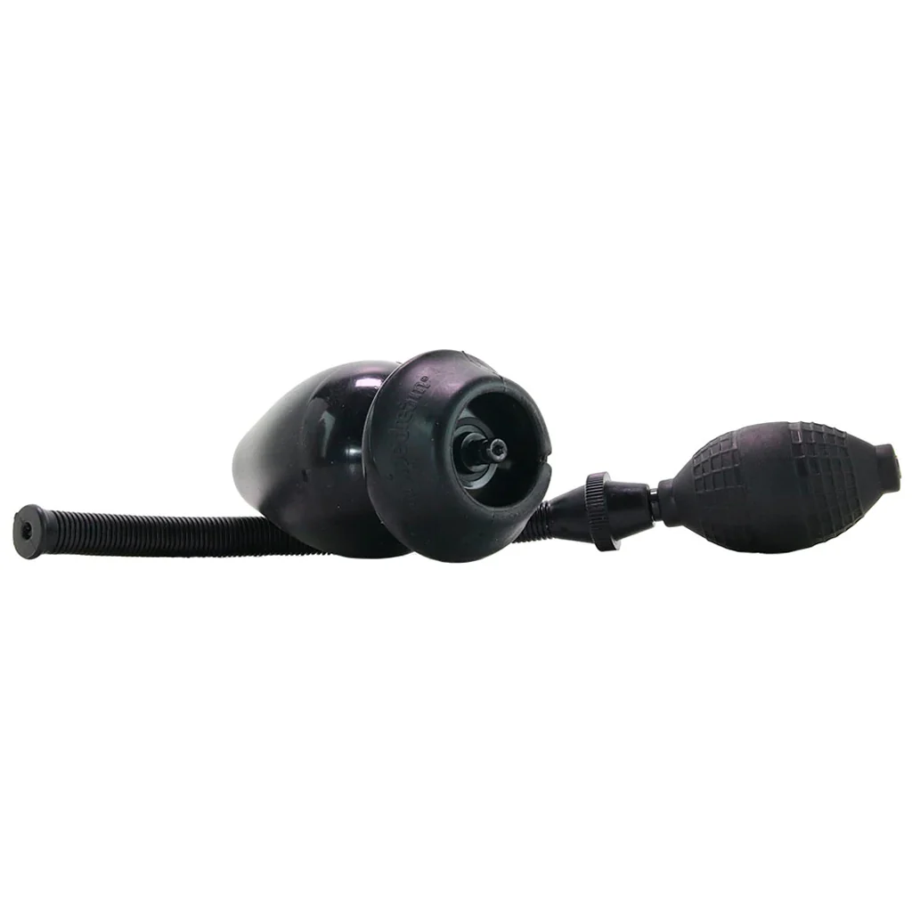Anal Fantasy Inflatable Silicone Anal Plug in Black - Image 4