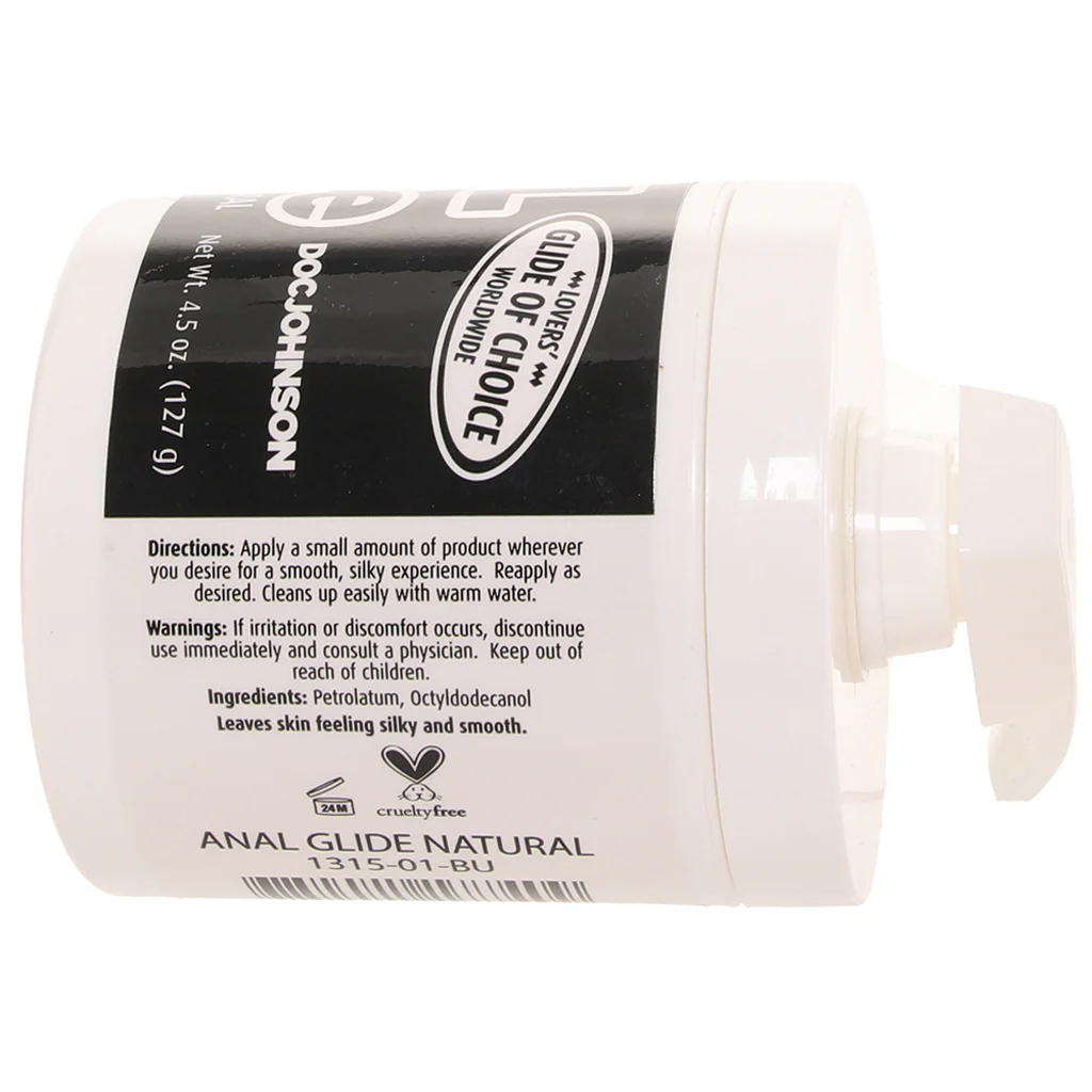 Anal Glide Natural Oil Based Lube in 4.5oz/127g - Image 3
