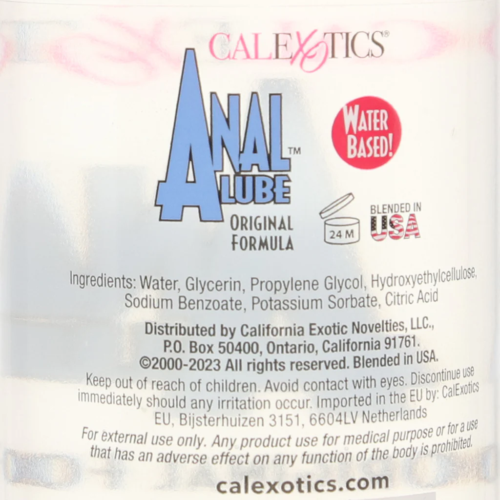 Anal Original Water Based Lubricant in 6oz/177ml - Image 5