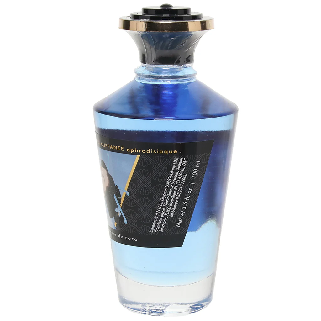 Aphrodisiac Warming Oil 3.5oz/100ml in Coconut Thrills - Image 3