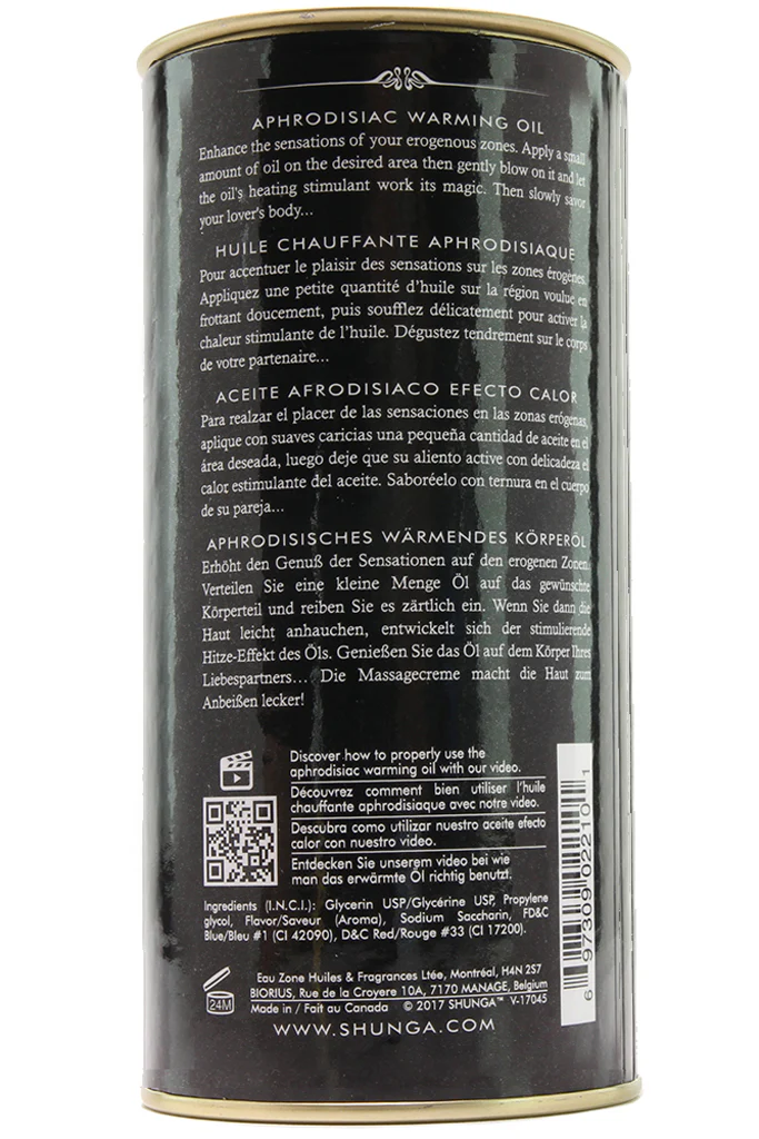 Aphrodisiac Warming Oil 3.5oz/100ml in Coconut Thrills - Image 5