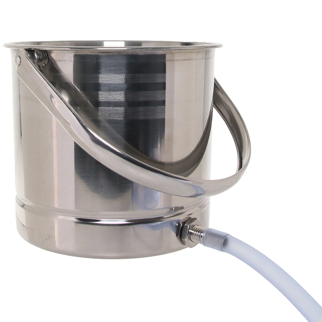 Aqua Clean 8 Piece Stainless Steel Bucket Set - Image 3