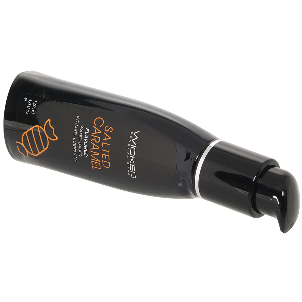 Aqua Flavored Lube 4oz/120ml in Salted Caramel - Image 2