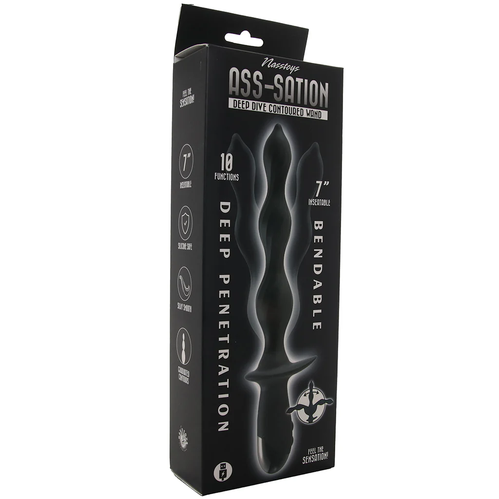 Ass-Station Deep Dive Beaded Anal Vibe - Image 9