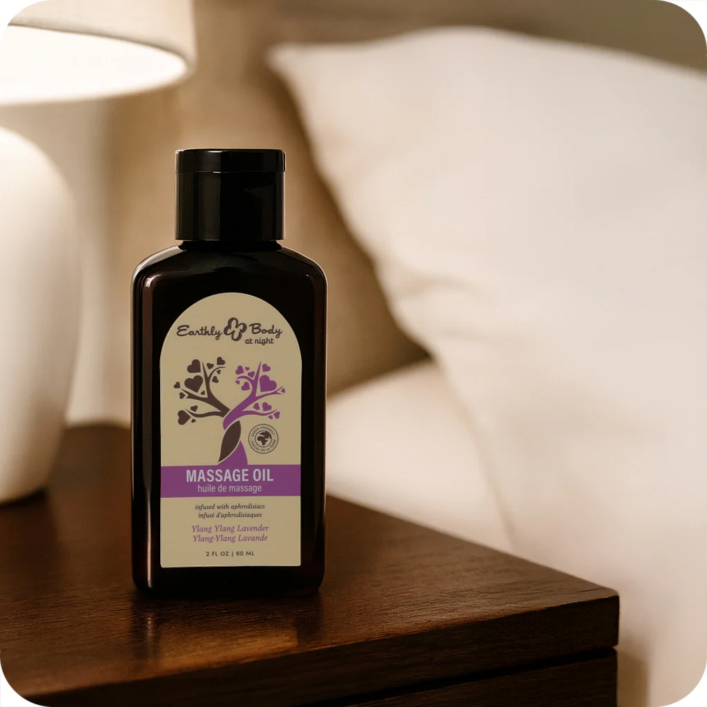 At Night Massage Oil 2oz/60ml in Ylang-Ylang Lavender - Image 3