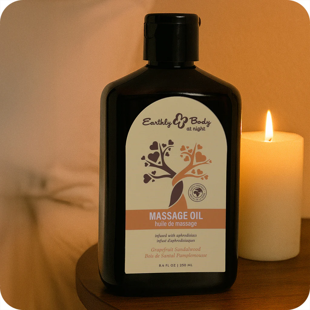 At Night Massage Oil 8.4oz/250ml in Grapefruit Sandalwood - Image 3