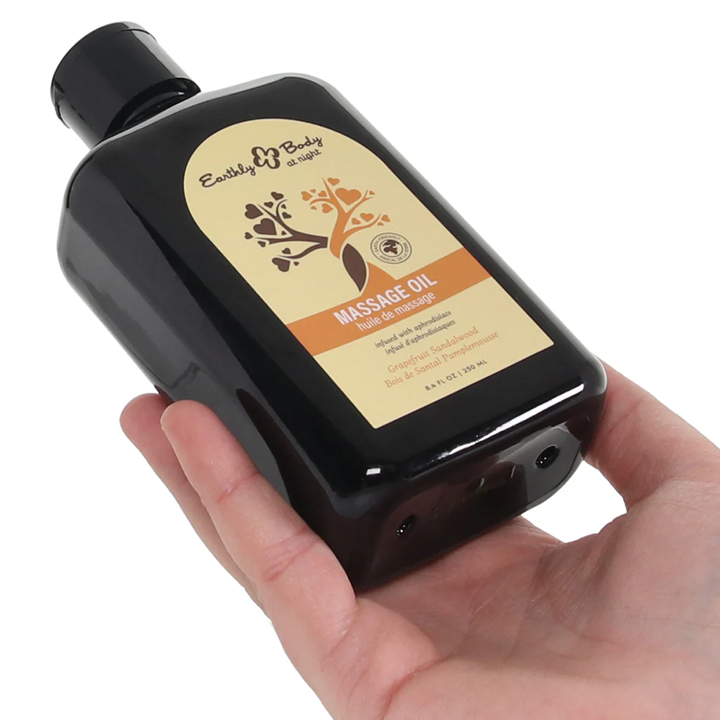 At Night Massage Oil 8.4oz/250ml in Grapefruit Sandalwood - Image 4