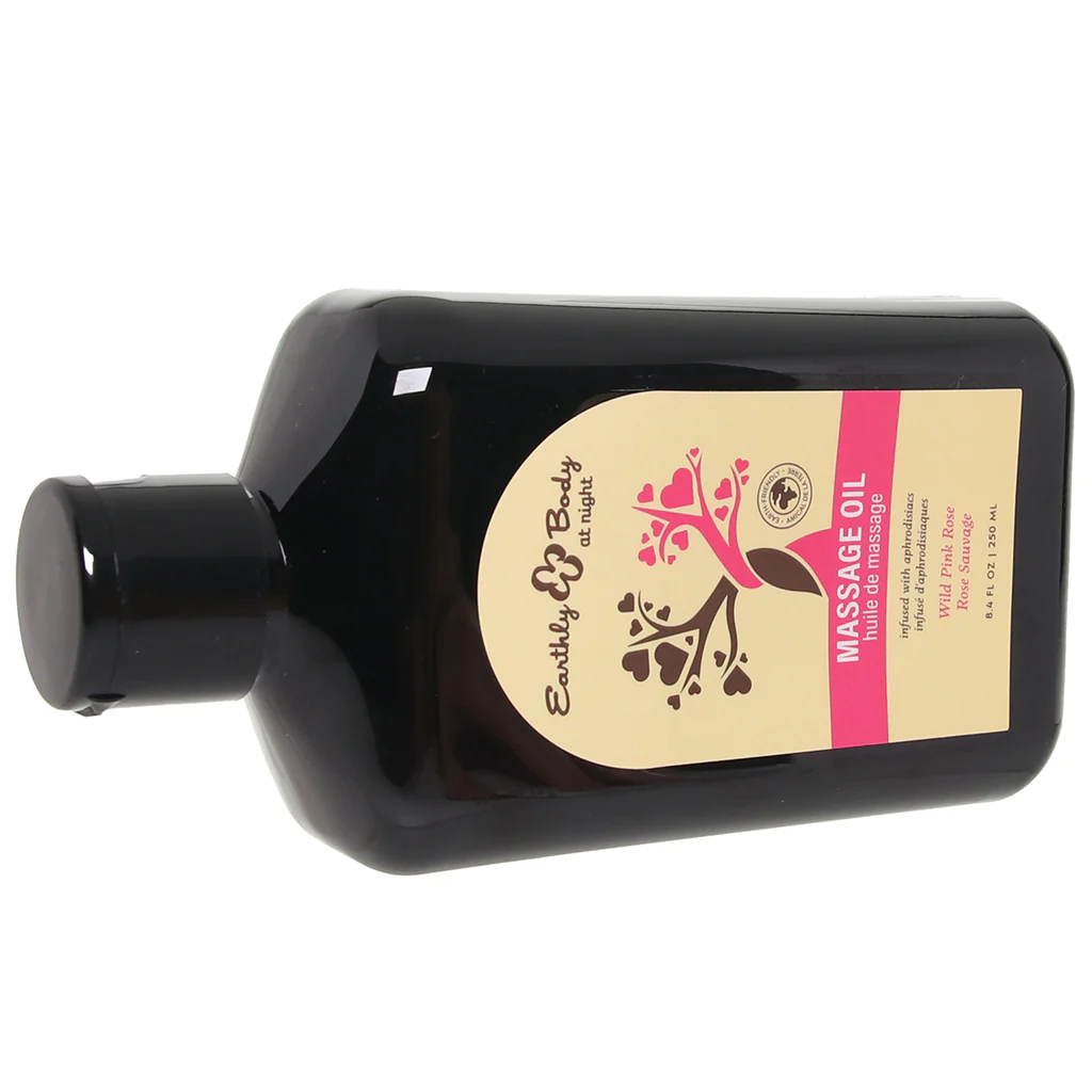 At Night Massage Oil 8.4oz/250ml in Wild Pink Rose - Image 2