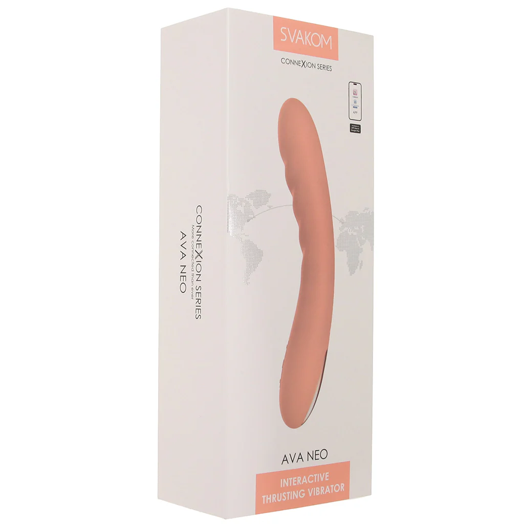 Ava Neo Interactive Thrusting Vibe in Peach Pink - Image 9