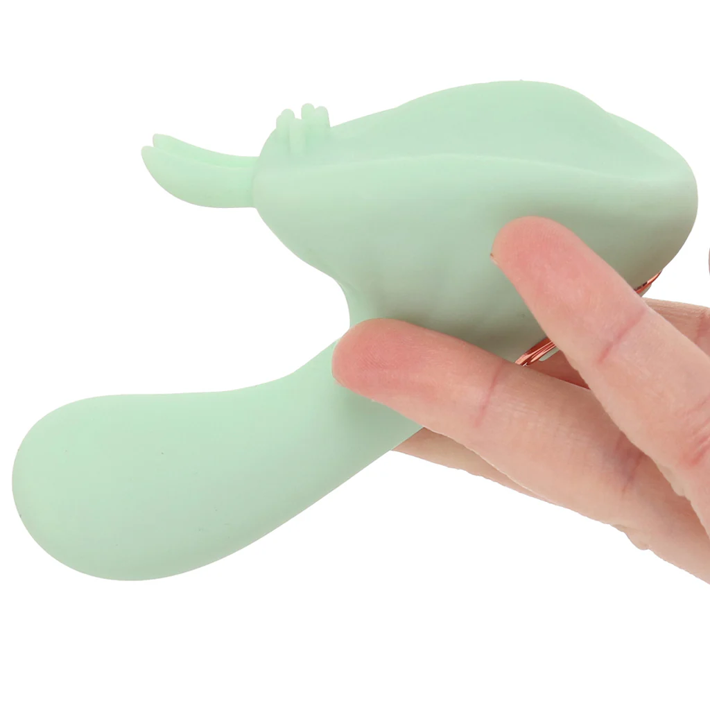 Averi Dual Stimulator Vibe in Green - Image 4