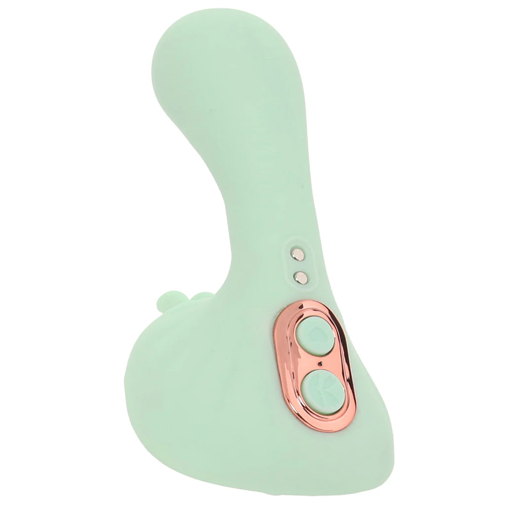 Averi Dual Stimulator Vibe in Green - Image 5