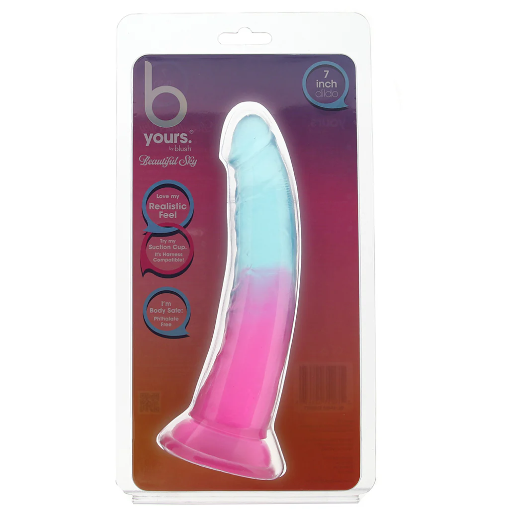 B Yours Beautiful Sky 7 Inch Dildo - Image 6