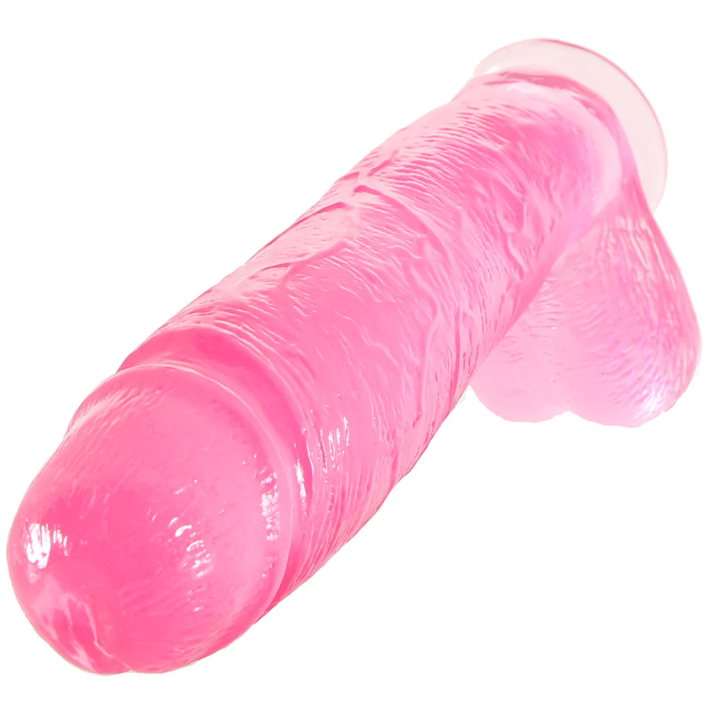 B Yours Plus Big n’ Bulky 10.5 Inch Ballsy Dildo in Pink - Image 2