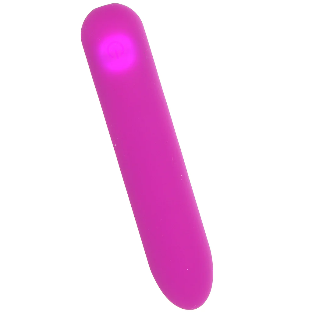 Bang! Flexible Tapered Silicone Bullet Vibe in Purple - Image 3