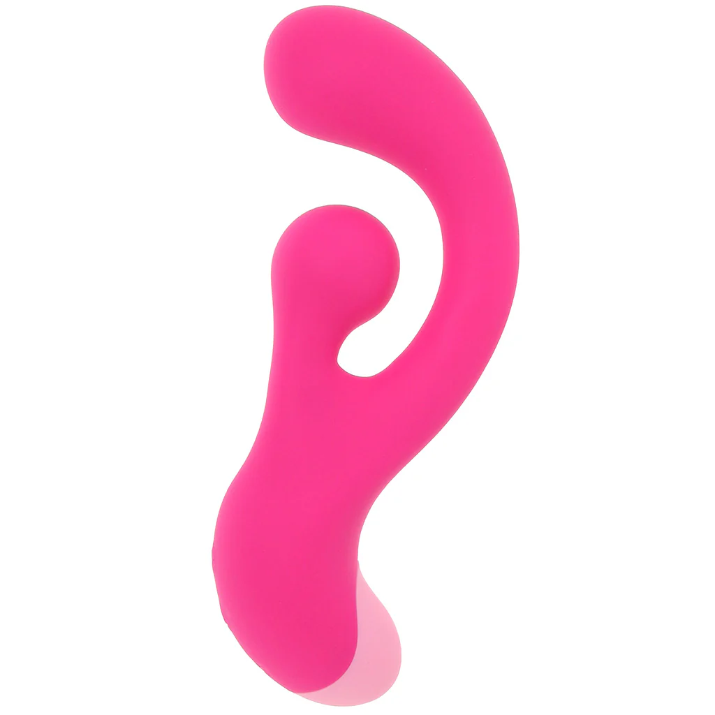 Bang! Gyro Silicone Rabbit Vibe in Pink - Image 3