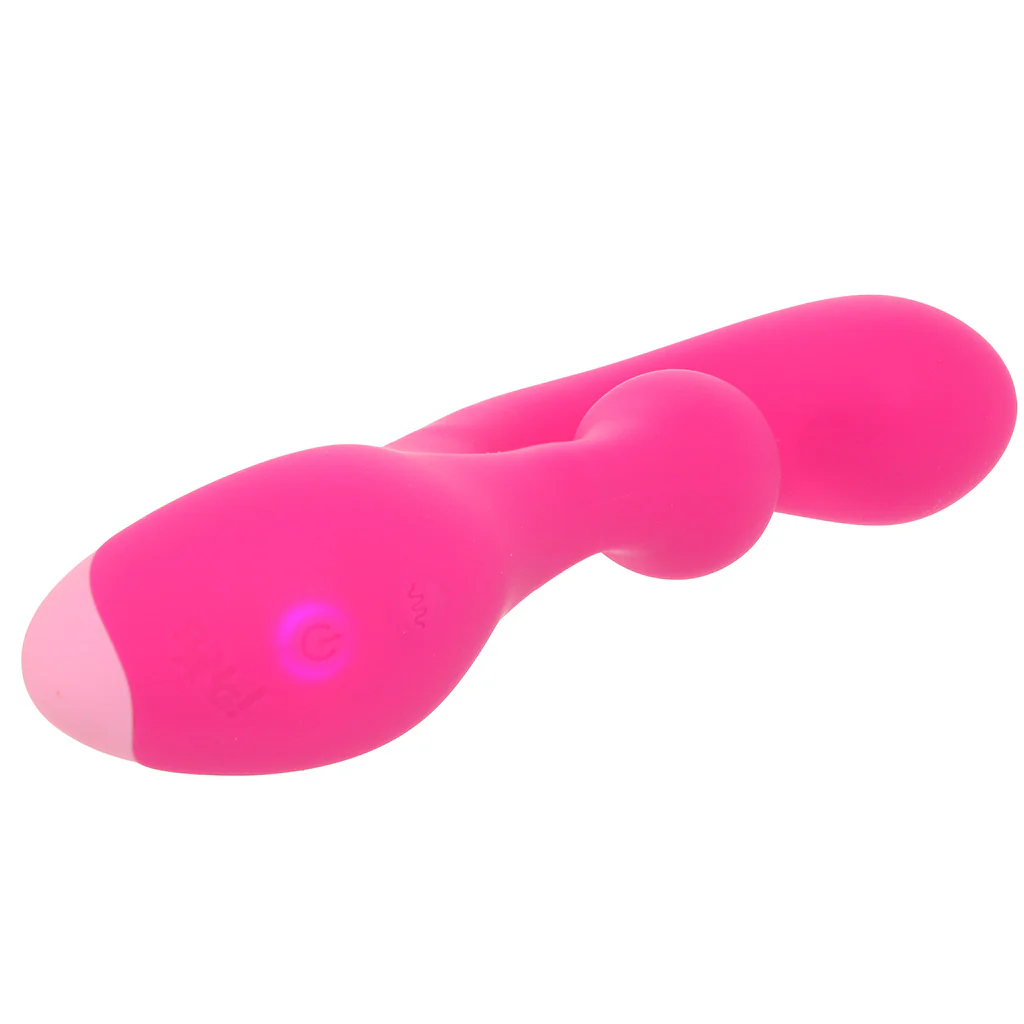 Bang! Gyro Silicone Rabbit Vibe in Pink - Image 5