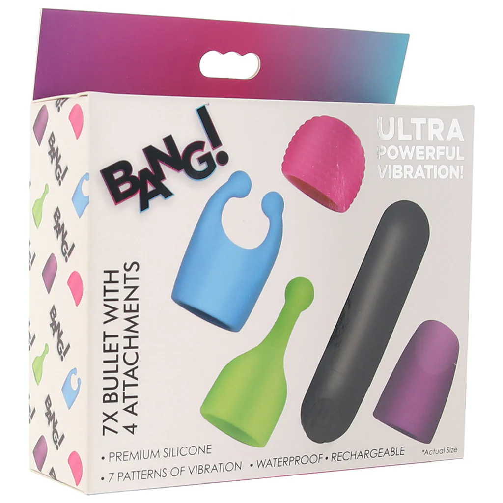 Bang! Rechargeable Bullet and Attachment Set - Image 6