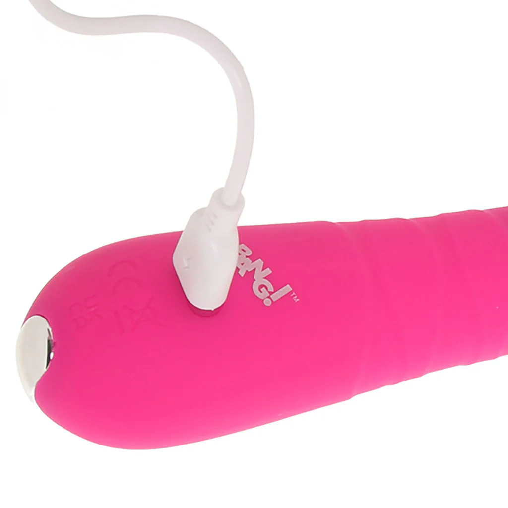 Bang! Thrusting Silicone Vibe in Pink - Image 8