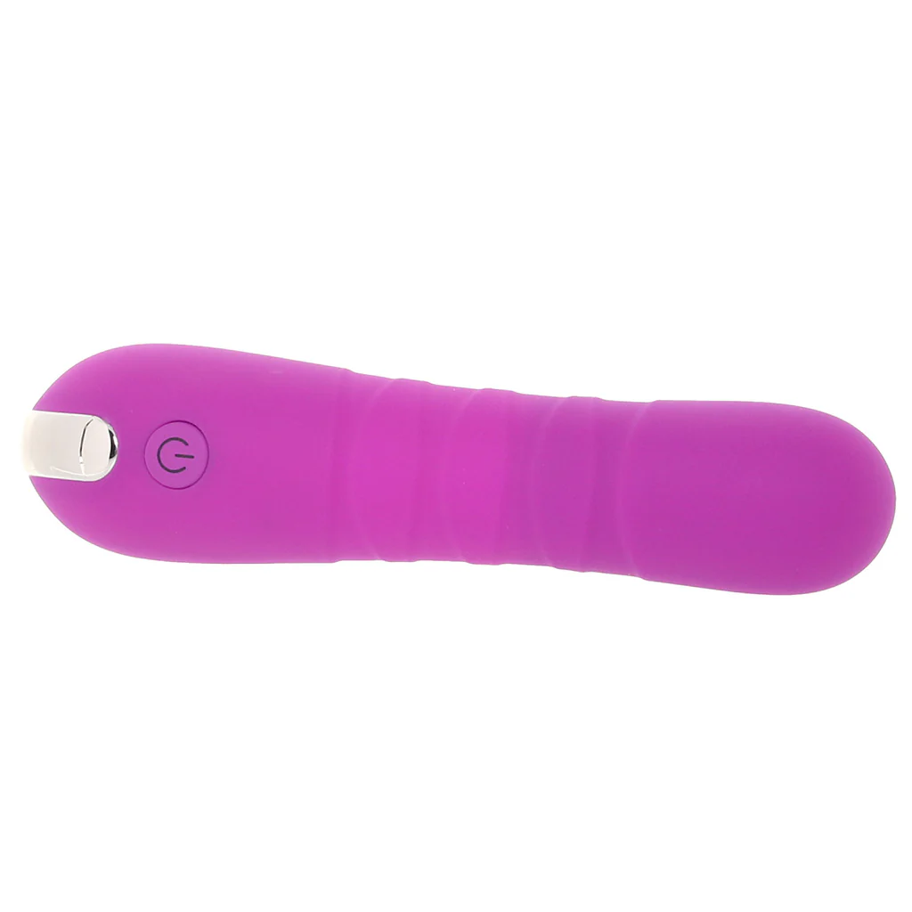 Bang! Thrusting Silicone Vibe in Purple - Image 3