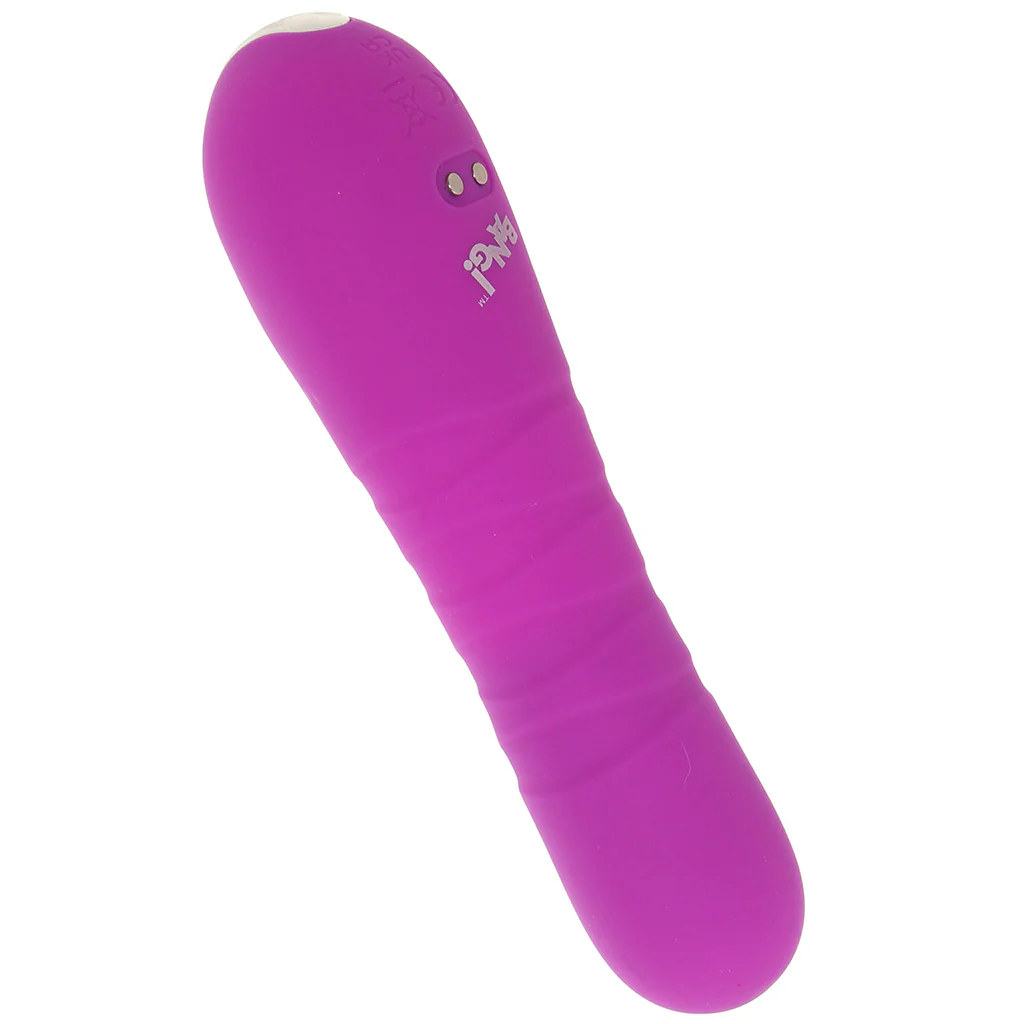 Bang! Thrusting Silicone Vibe in Purple - Image 5