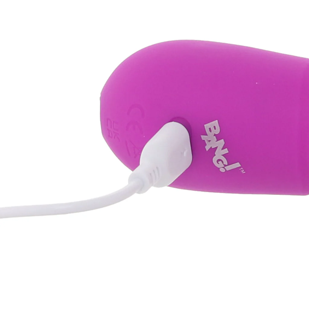 Bang! Thrusting Silicone Vibe in Purple - Image 8