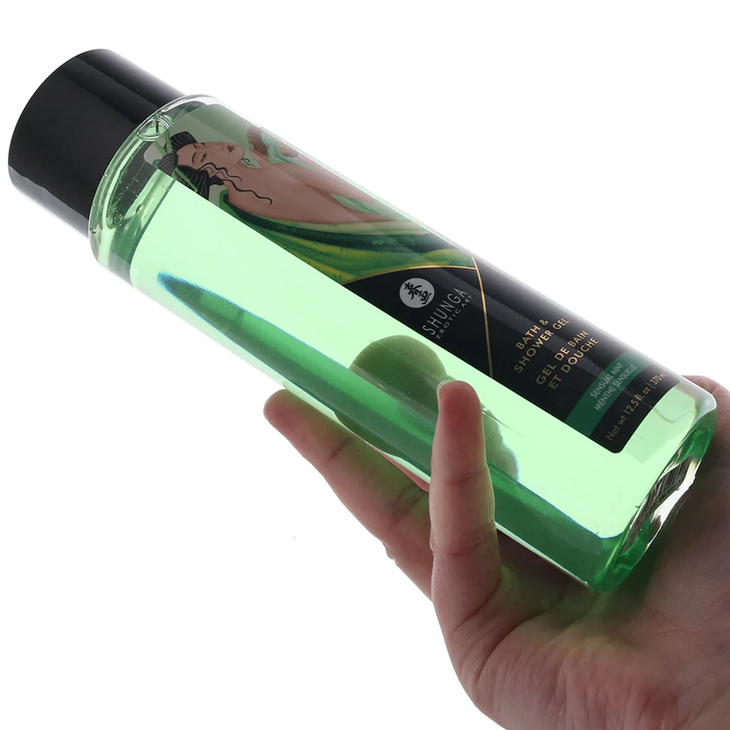 Bath & Shower Gel 12.5oz/370ml in Sensual Mint - Image 4