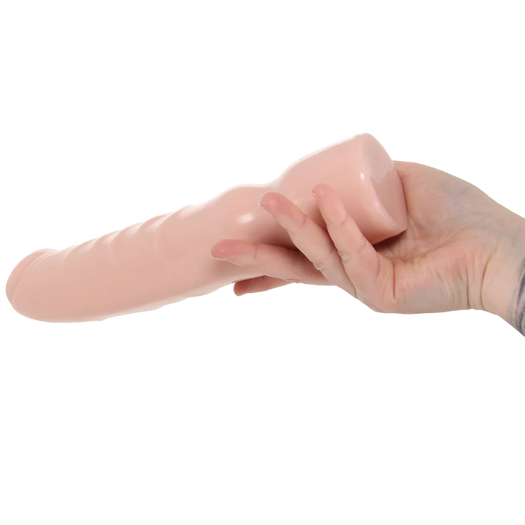 Classic Big Boy 12 Inch Dildo in White - Image 4