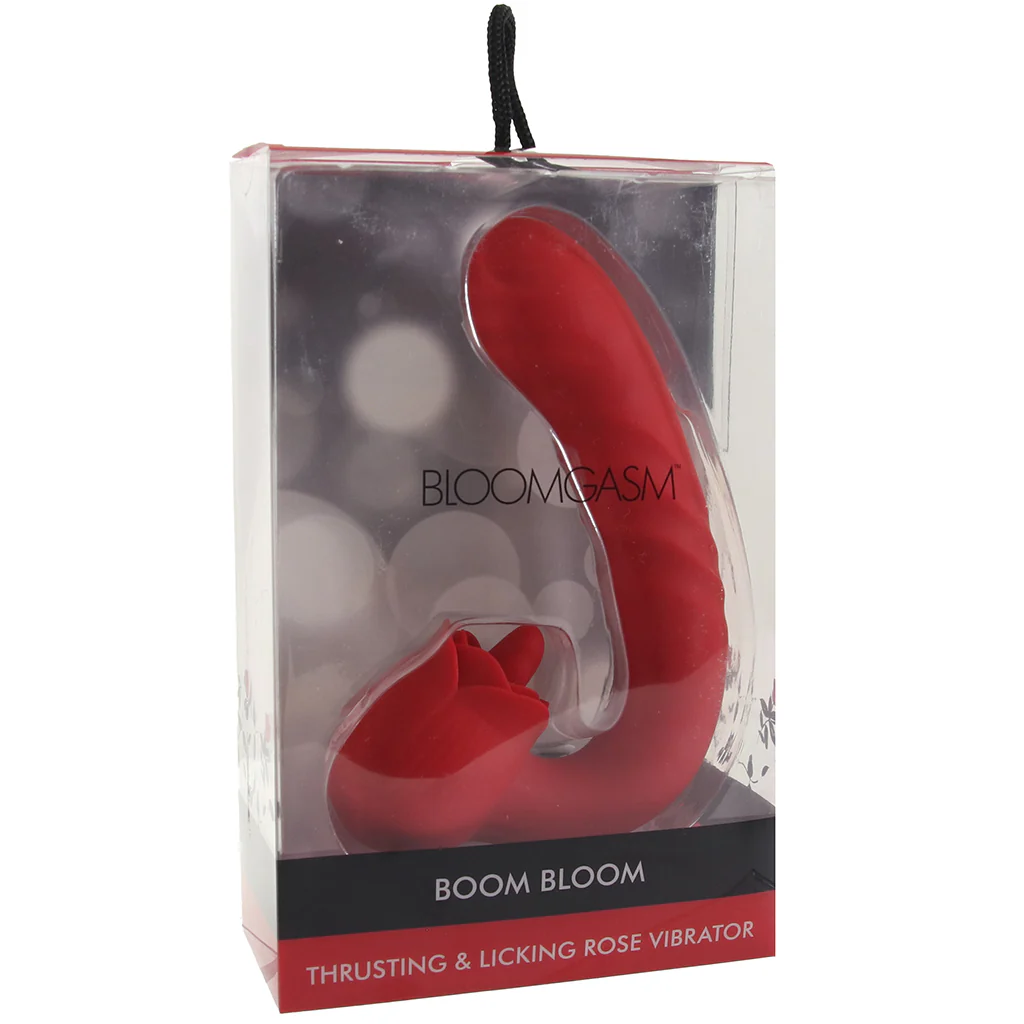 Bloomgasm Boom Bloom Thrusting & Licking Rose Vibe - Image 9