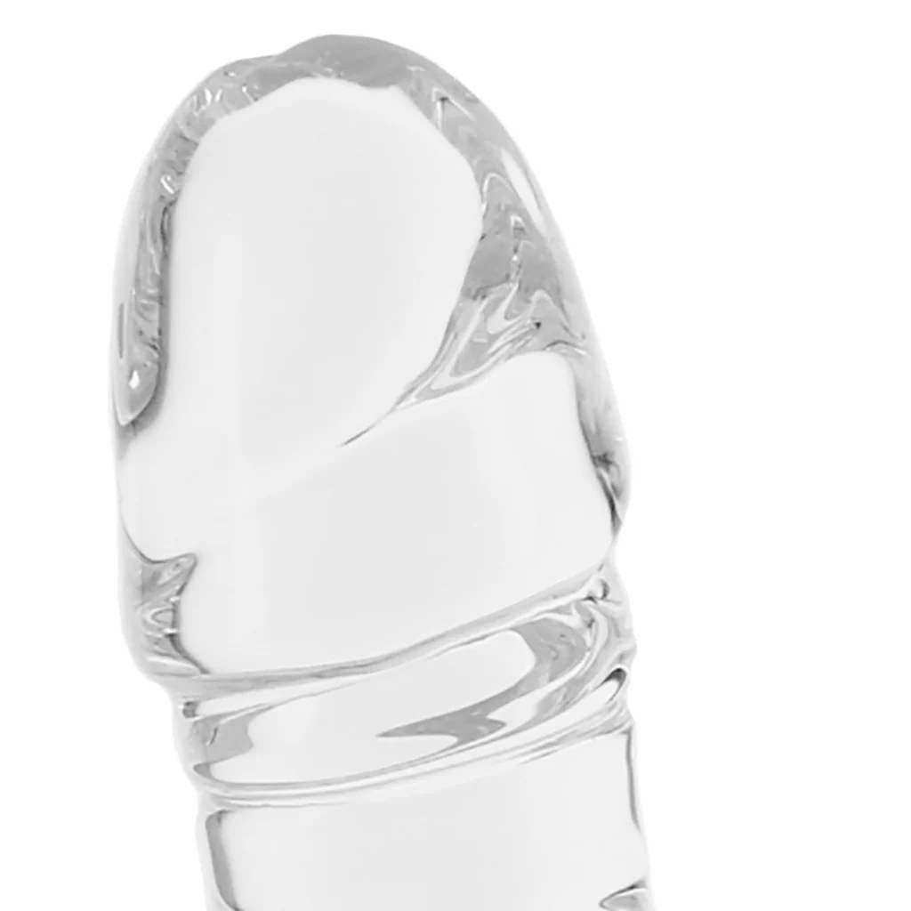Blown Medium 7 Inch Realistic Glass Dildo - Image 2
