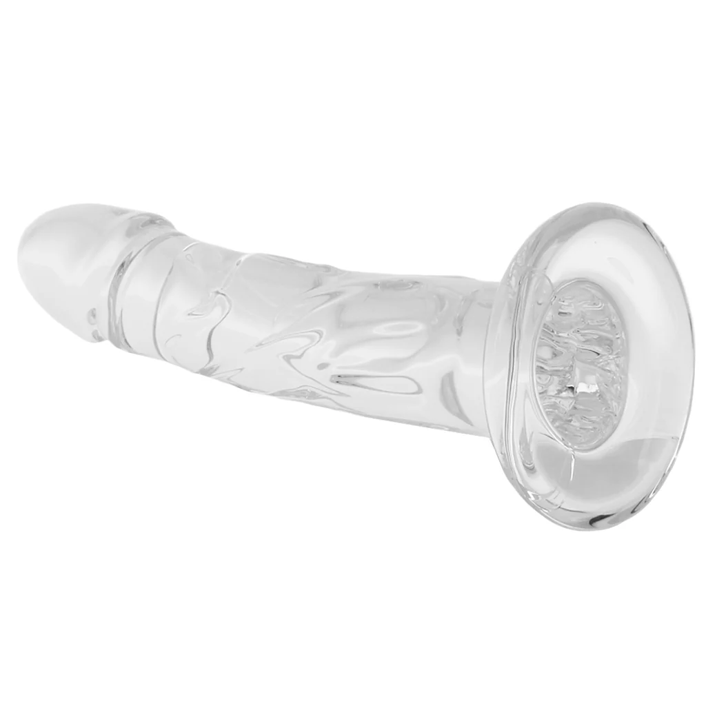 Blown Medium 7 Inch Realistic Glass Dildo - Image 5