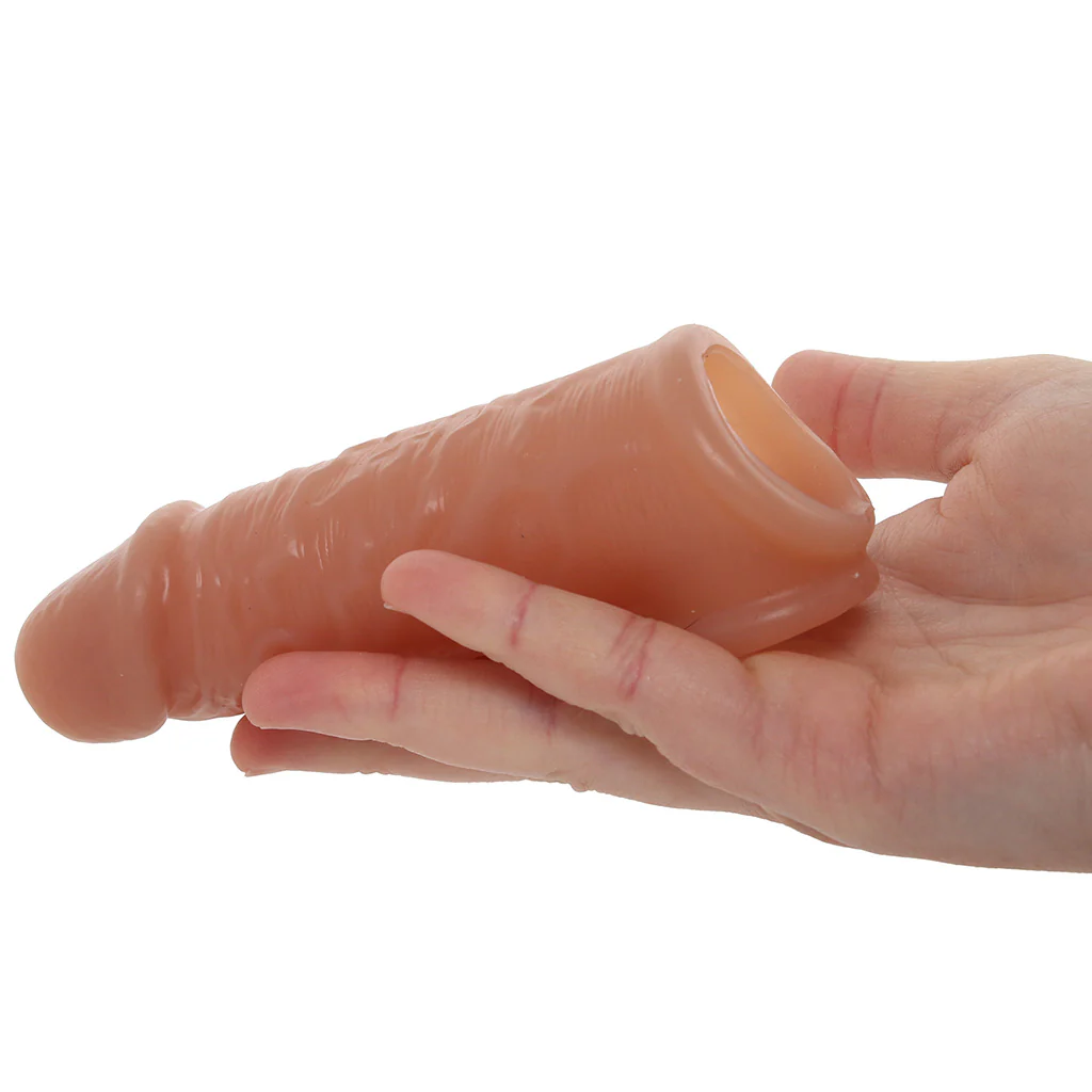 Blueline 5.25 Inch Super Real Penis Extension Sleeve - Image 4