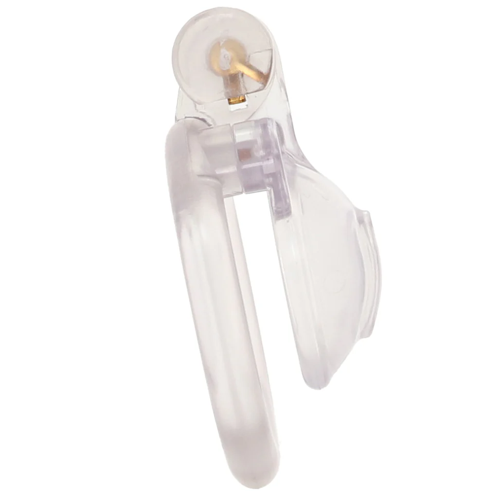 Blueline Acrylic See Thru Mini Cock Micro Chastity Cage - Image 6