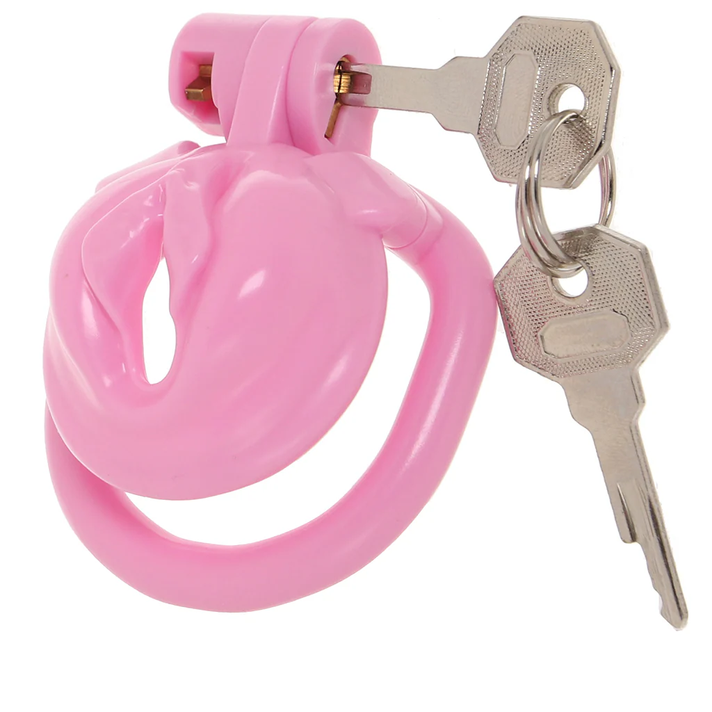 Blueline Bitchboy Degrading Mini Chastity Cage - Image 6