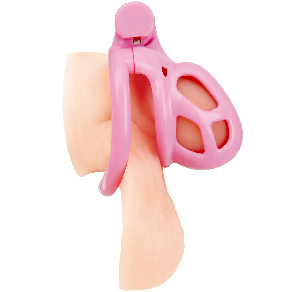 Blueline Small Pink Humiliation Prisoner Cock Cage - Image 3
