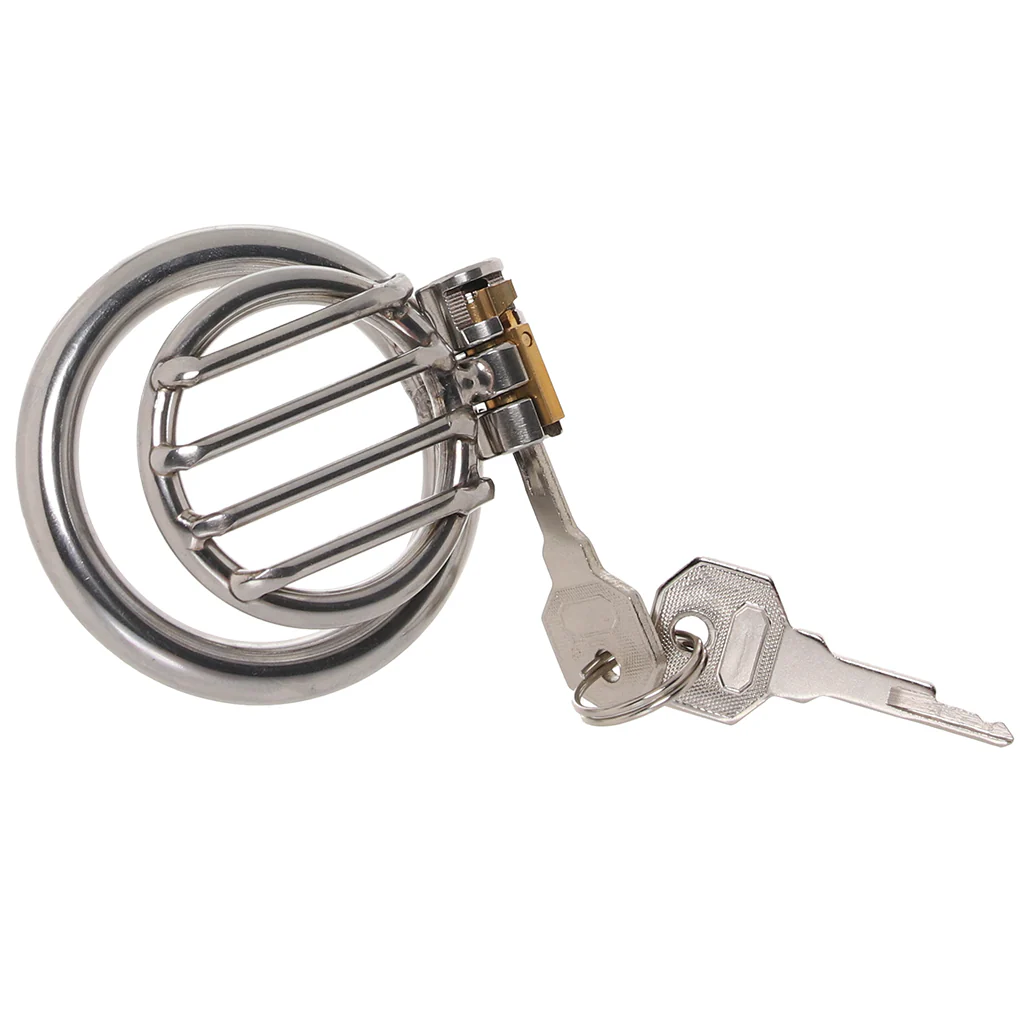 Blueline Stainless Steel Inverted Micro Jail Time Cock Cage - Image 5