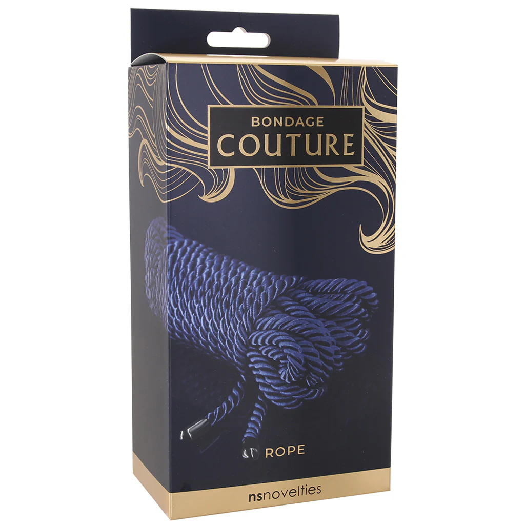 Bondage Couture Satin Rope in Blue - Image 6