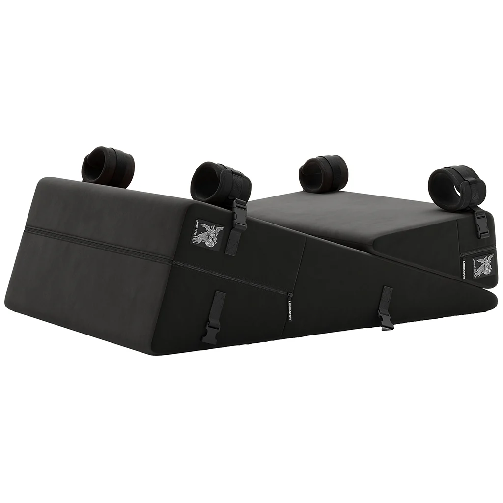 Bondage Wedge Ramp Combo in Velvet Black - Image 2