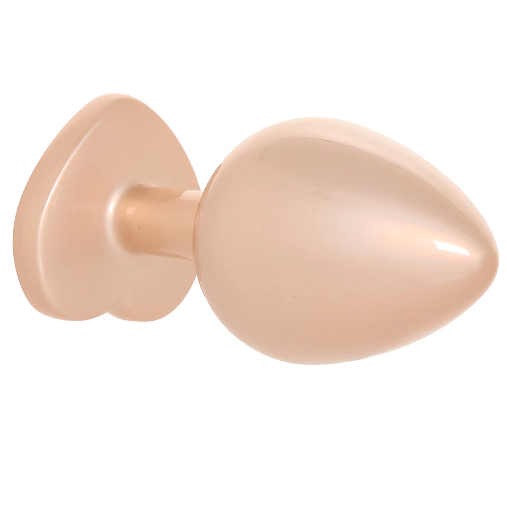 Booty Bling Gold Metal Jewelled Butt Plug in Medium - Image 2